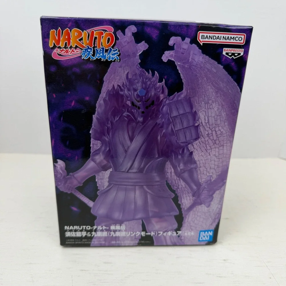 Banpresto Naruto Shippuden Sasuke Uchiha Susanoo Kurama Link Mode Purple Figure